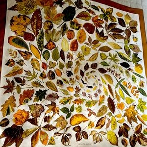 Authentic Hermes vintage silk twill scarf